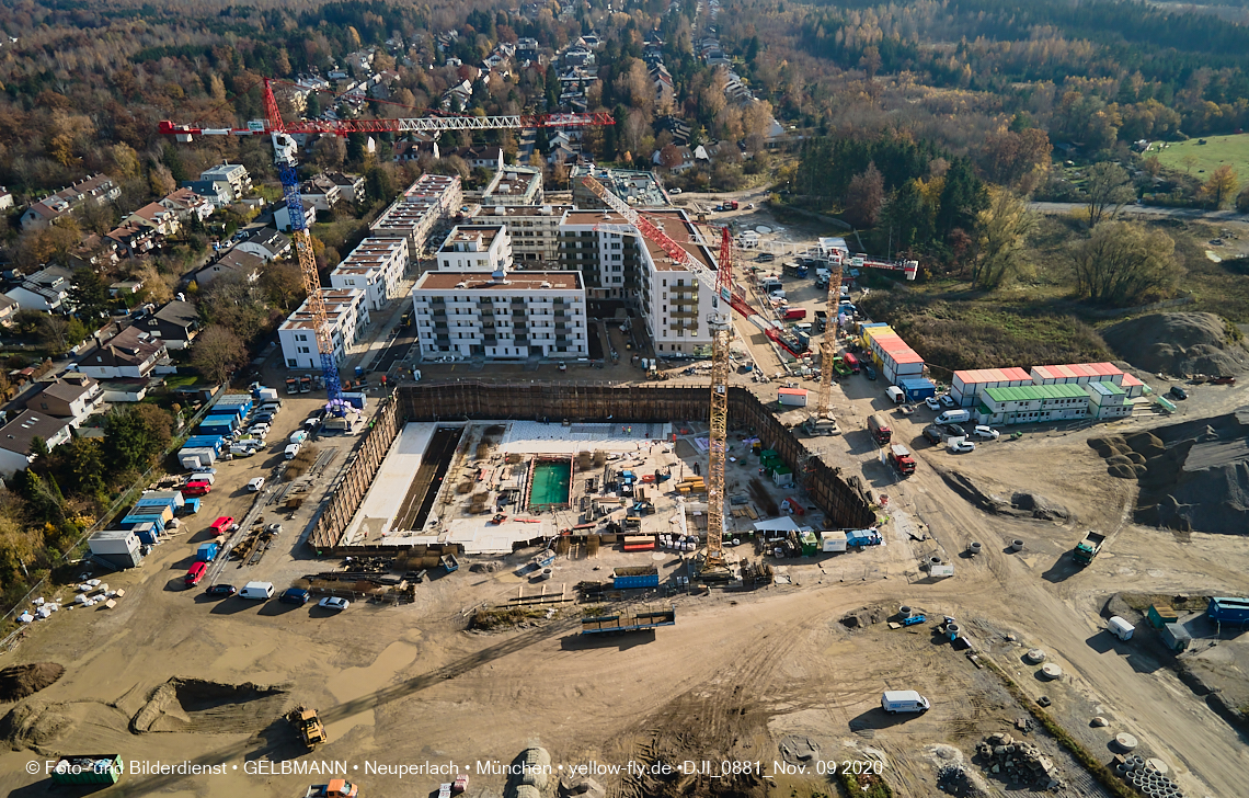 12.11./09.11.2020 - Piederstorfer Gelände und Alexisqaurtier am Karl-Marx-Ring in Neuperlach